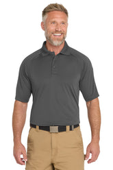 CornerStone® Select Lightweight Snag-Proof Tactical Polo - Charcoal - XS